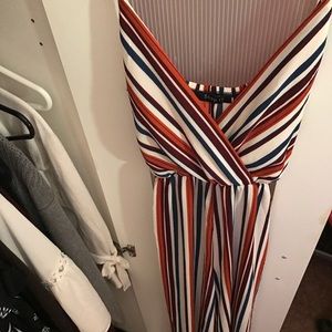 Striped jumpsuit